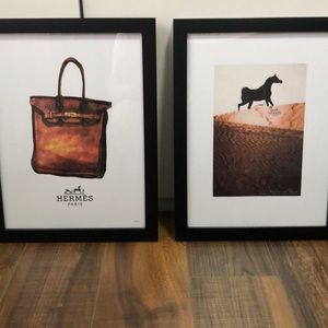 Set of 2 Hermès prints